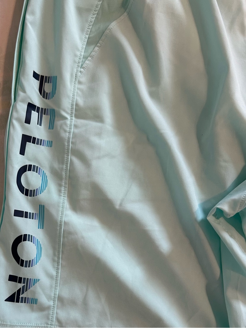 Peloton & Solfire Men’s Mint Green performance Shorts EUC 9” inseam L